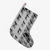 WITTE EN ZWARTE CONCRETE BOUW KLEINE KERSTSOK (Voorkant (Hangend))