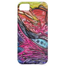 witte en zwarte details op multicolor achtergrond