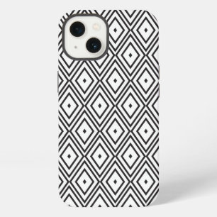 Witte en Zwarte Diamanten iPhone 13 Hoesje