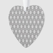 Witte en zwarte diamanten ornament (voorkant)