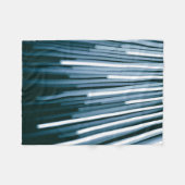 Witte en zwarte digitale fleece deken (Voorkant (Horizontaal))