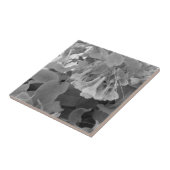 Witte en zwarte foto van Virginia Blue bells Tegeltje (Zijkant)