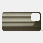Witte en zwarte gestreepte textiel Case-Mate iPhone case (Achterkant (horizontaal))