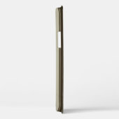 Witte en zwarte gestreepte textiel Case-Mate iPhone case (Achterkant / Rechts)