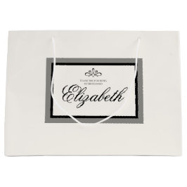 Witte en zwarte grote cadeautas