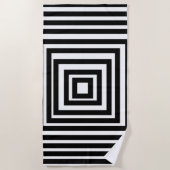 Witte en zwarte handdoek (Voorkant)