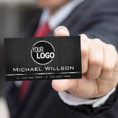 Witte en zwarte houten planken Hout Graan Kijk Log Visitekaartje