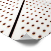 Witte en zwarte illustratie poster (Hoek)