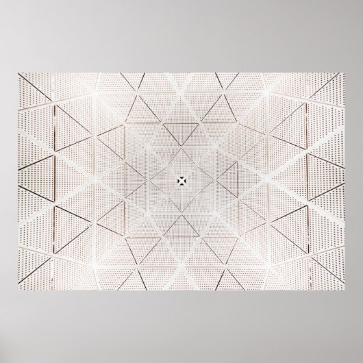 Witte en zwarte illustratie poster (Voorkant)