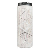 Witte en zwarte illustratie thermosbeker (Achterkant)