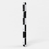 Witte en zwarte kerstbomen Case-Mate iPhone case (Achterkant/rechts)