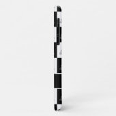 Witte en zwarte kerstbomen Case-Mate iPhone case (Achterkant/links)