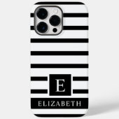  witte en zwarte kleurstrepen Case-Mate iPhone case (Achterkant)