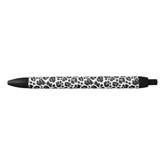 Witte en zwarte luipaard print inkt pen (Voorkant)