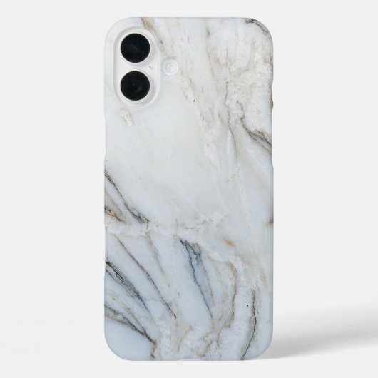 Witte en zwarte marmer Case-Mate iPhone case (Achterkant)