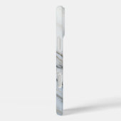 Witte en zwarte marmer Case-Mate iPhone case (Achterkant / Rechts)