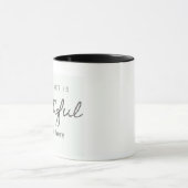 Witte en zwarte mug / black and white mug mok (Midden)