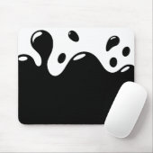 Witte en zwarte Muismat (Met muis)