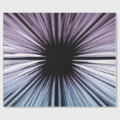 Witte en zwarte optische illusie cadeaupapier (Vlak)