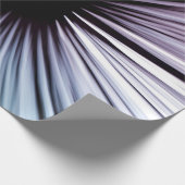 Witte en zwarte optische illusie cadeaupapier (Hoek)