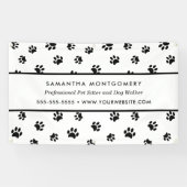 Witte en zwarte pagina's Professionele printer Spandoek (Horizontaal)