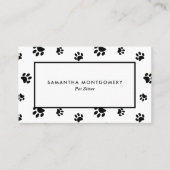 Witte en zwarte pagina's Professionele printer Visitekaartje (Voorkant)