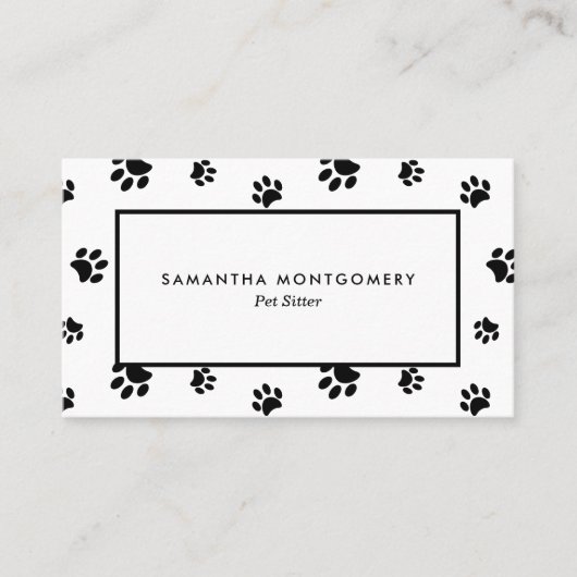 Witte en zwarte pagina's Professionele printer Visitekaartje (Voorkant)