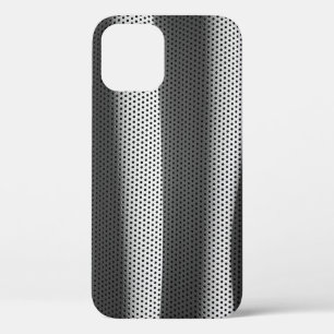 Witte en zwarte polka-dot stof Case-Mate iPhone case
