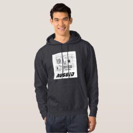 witte en zwarte RUGGED GEEK Motherboard Tech Hoodie