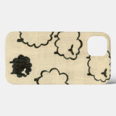 Witte en zwarte schapen op de achtergrond van Crea Case-Mate iPhone Case (Achterkant (horizontaal))