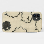 Witte en zwarte schapen op de achtergrond van Crea Case-Mate iPhone Case (Achterkant (horizontaal))