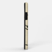 Witte en zwarte schapen op de achtergrond van Crea Case-Mate iPhone Case (Achterkant/rechts)