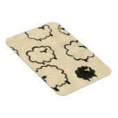 Witte en zwarte schapen op de achtergrond van Crea Magneet (Rechterzijde)