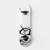 Witte en zwarte skateboard (Voorkant)