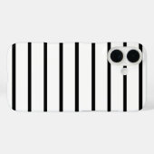 Witte en zwarte strepen ontwerp Case-Mate iPhone case (Achterkant (horizontaal))