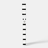 Witte en zwarte strepen ontwerp Case-Mate iPhone case (Achterkant / Links)