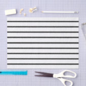 Witte en zwarte strepen ontwerp tissuepapier (Craft)
