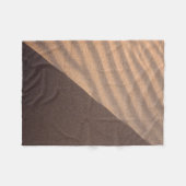 Witte en zwarte strips fleece deken (Voorkant (Horizontaal))