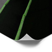Witte en zwarte strips poster (Hoek)
