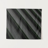 Witte en zwarte strips wandkleed (Voorkant (horizontaal))