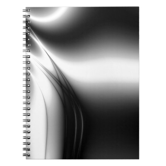 Witte en zwarte stuiver notitieboek (Voorkant)