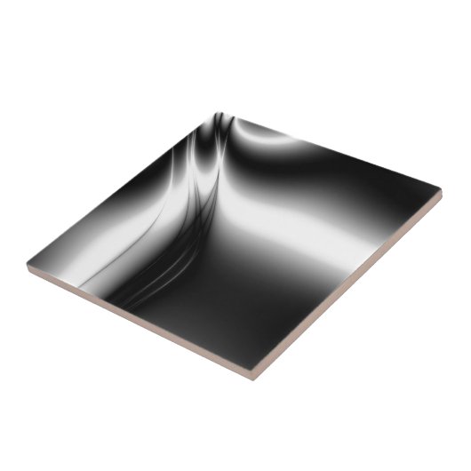 Witte en zwarte stuiver tegeltje (Zijkant)