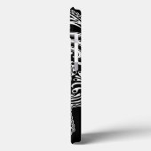 Witte en zwarte suikerschedel Case-Mate iPhone case (Achterkant / Links)