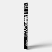 Witte en zwarte suikerschedel Case-Mate iPhone case (Achterkant / Rechts)