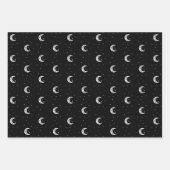 Witte en zwarte tinten inpakpapier vel (Voorkant 3)