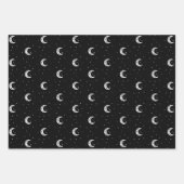 Witte en zwarte tinten inpakpapier vel (Voorkant 2)