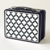 Witte en zwarte trellis, lattice, quatrefoil (Achterkant)