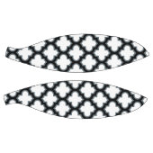 Witte en zwarte trellis, lattice, quatrefoil basketbal (Panelen)