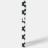 Witte en zwarte trellis, lattice, quatrefoil Case-Mate iPhone case (Achterkant / Rechts)