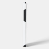 Witte en zwarte tribale witte haai iPhone hoesje (Linkerkant)